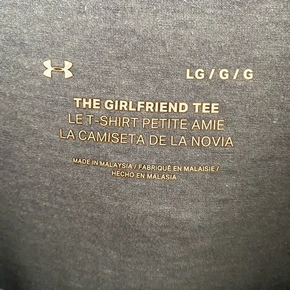 UnderArmour womens “the girlfriend tee” size large - Picture 3 of 4